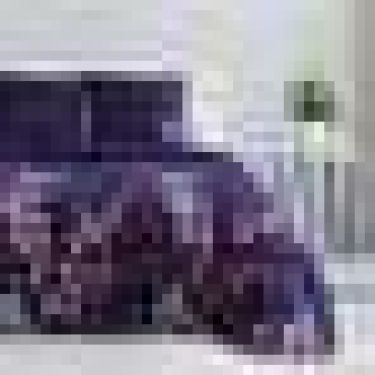Постельное бельё "Этель" евро Черничные ночи, размер 200х217 см, 240*220 см, 70х70 - 2 шт., 100% хлопок, поплин, 125 г/м2